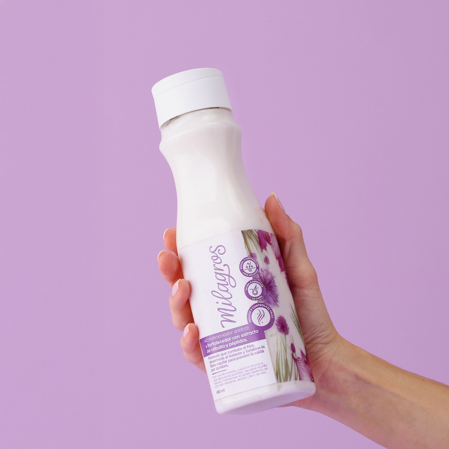 Acondicionador Antifrizz y Fortalecedor Con Extracto de Cebolla y Péptidos