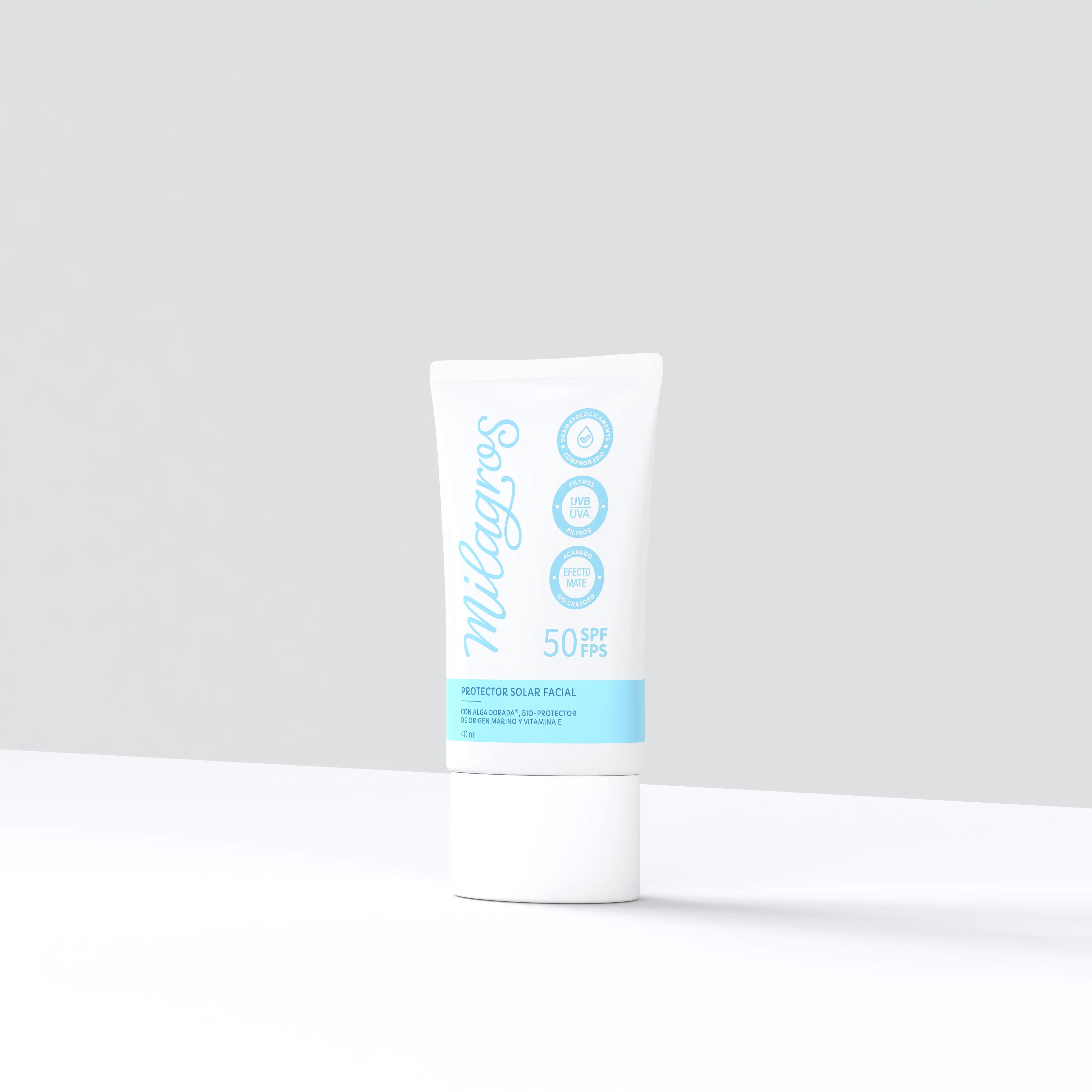 Protector Solar Facial sin Color