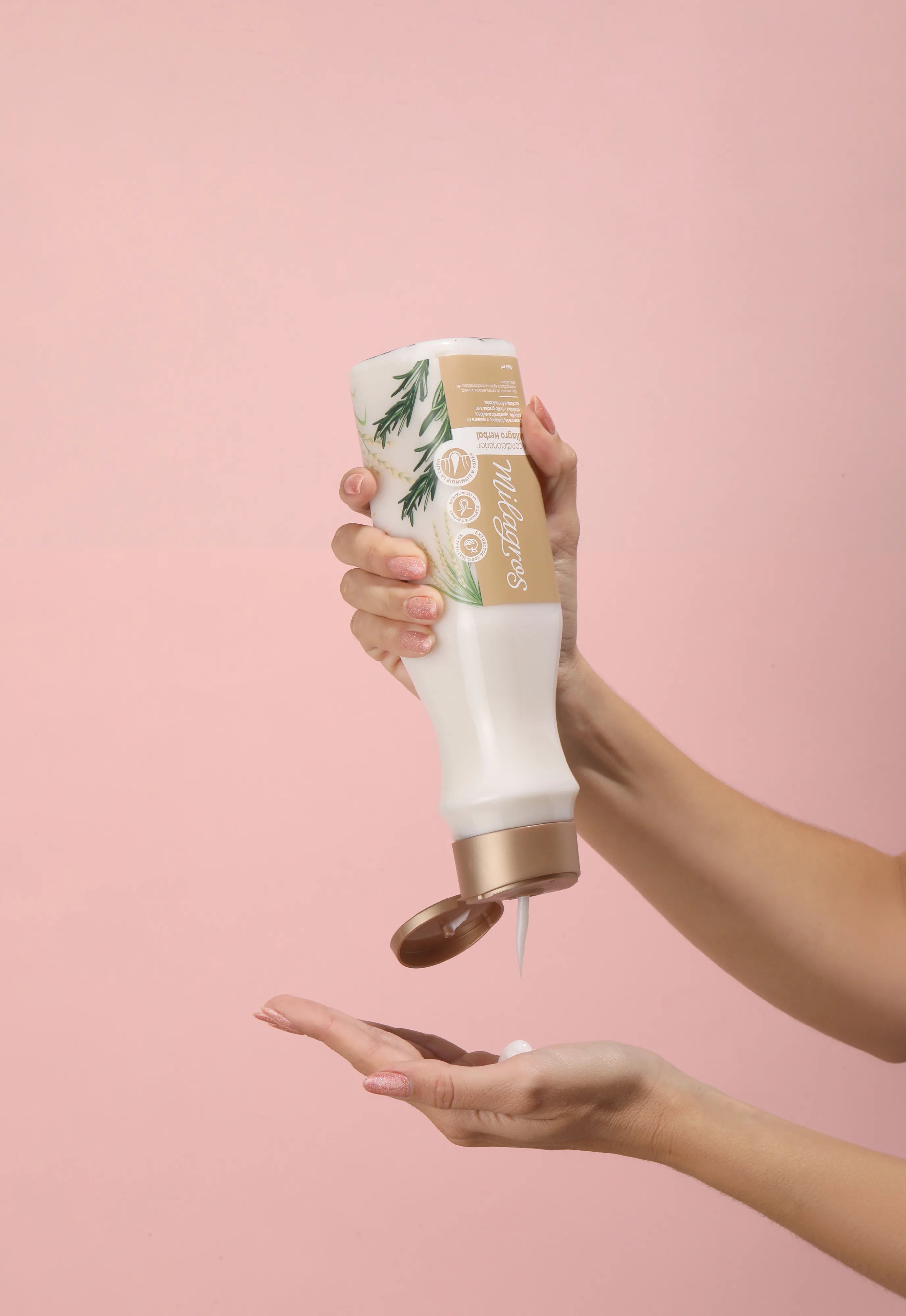 Milagro Herbal, acondicionador para el cabello de Milagros que desenreda, fortalece y restaura el cabello