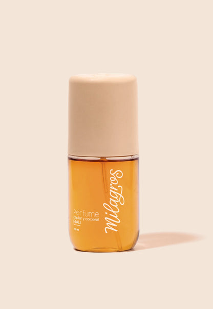 Perfume capilar y corporal de milagros con activo 100% vegetal olor bali