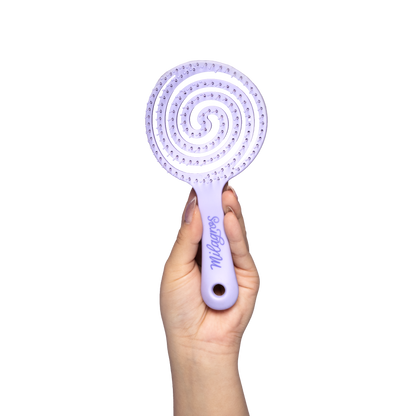 Cepillo Anti Enredo y Masajeador Capilar 2 en 1 Morado