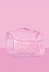 Cosmetiquera cristal perfecta para almacenar desde shampoos hasta tratamientos capilares.