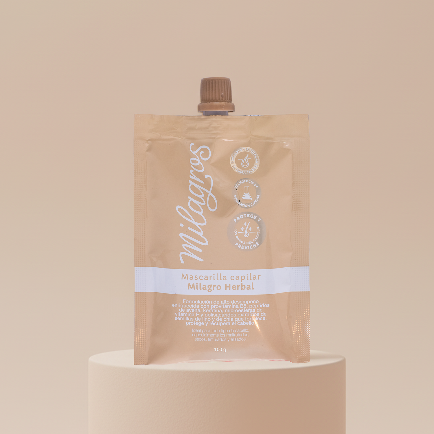 Doypack Mascarilla Capilar Milagro Herbal