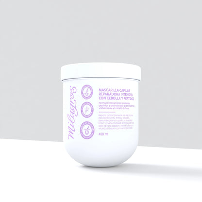 Mascarilla Capilar Reparadora Intensiva Con Extracto De Cebolla y Péptidos