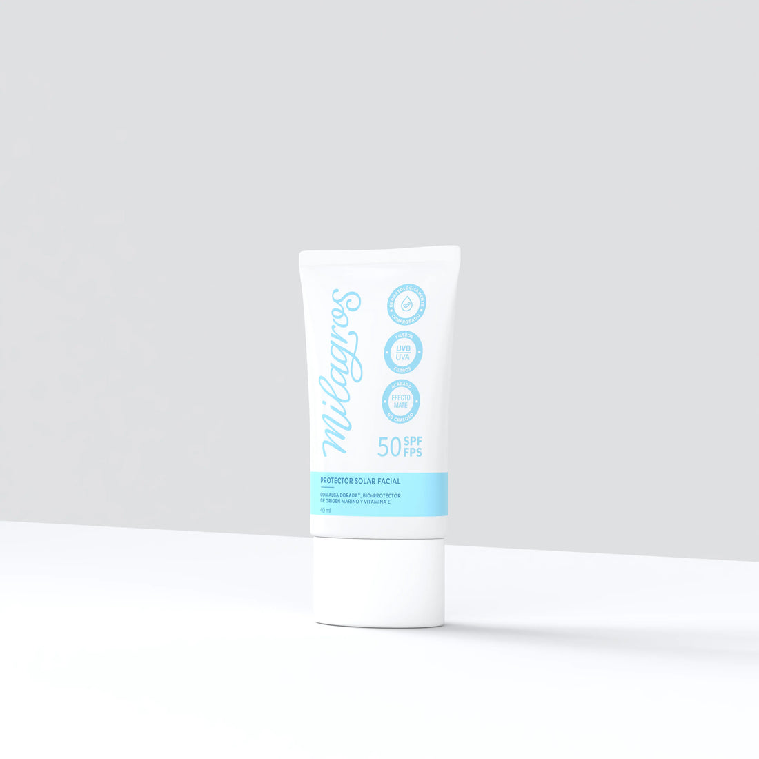 Protector Solar Facial sin Color