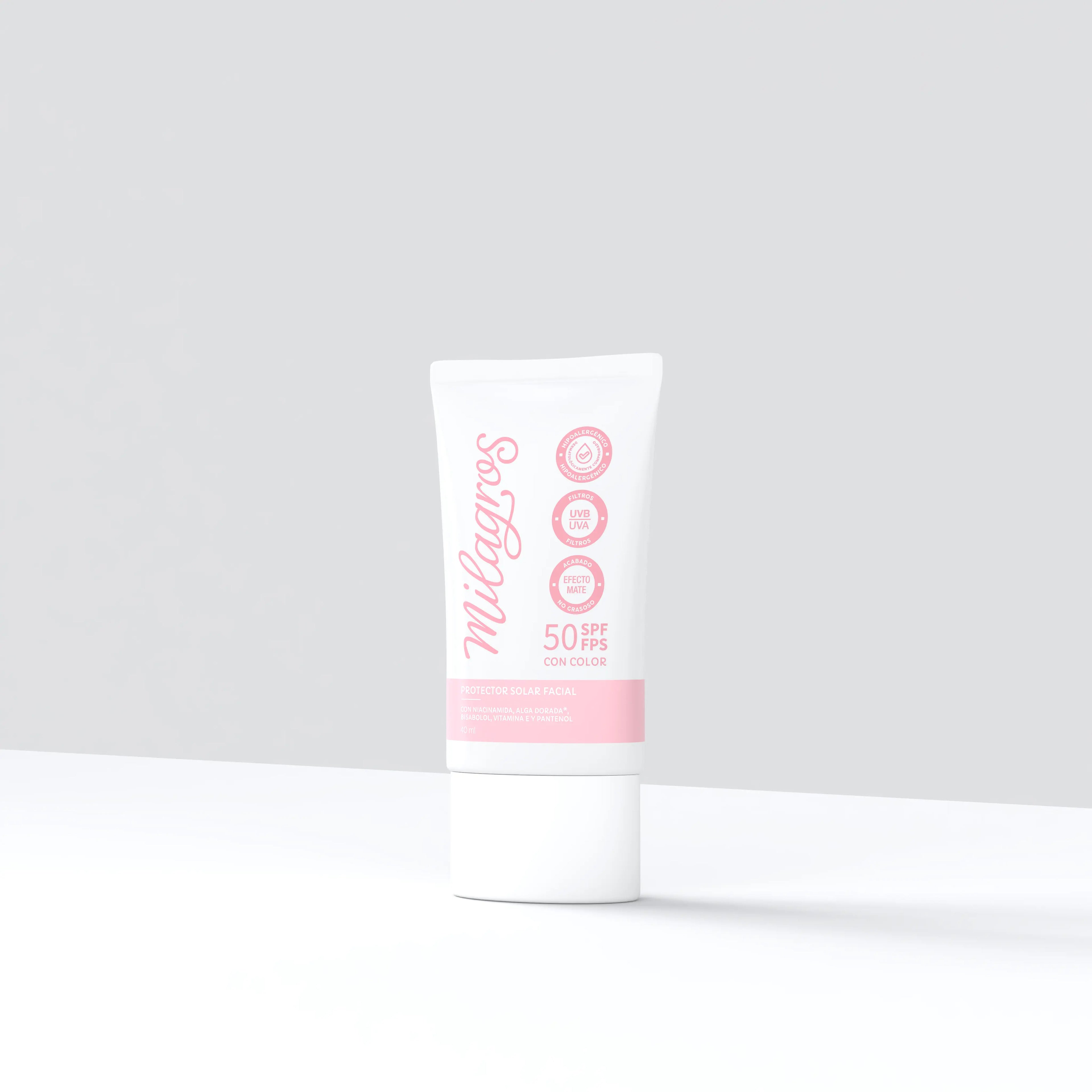 Protector Solar Facial con Color