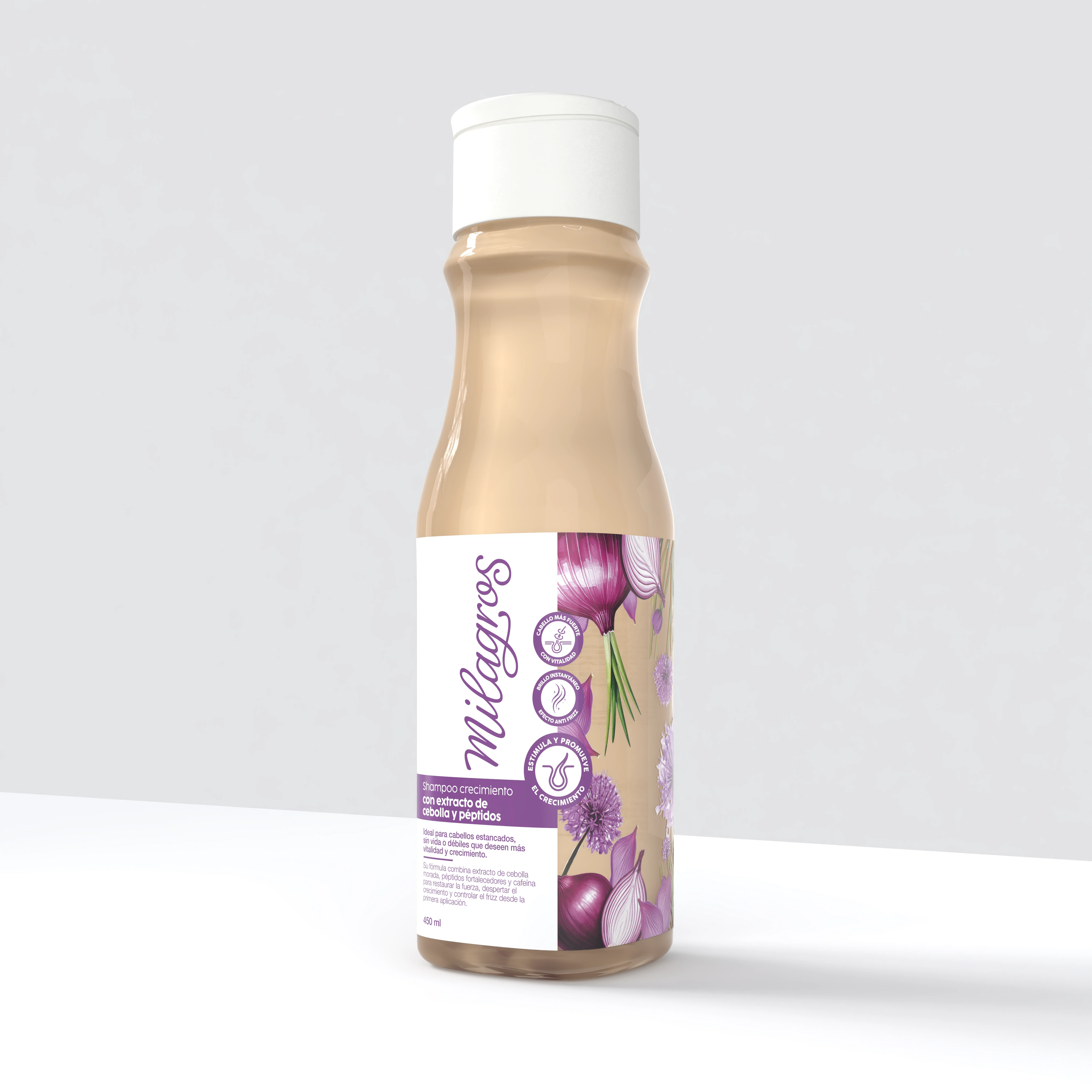 Shampoo Crecimiento Con Extracto de Cebolla y Péptidos