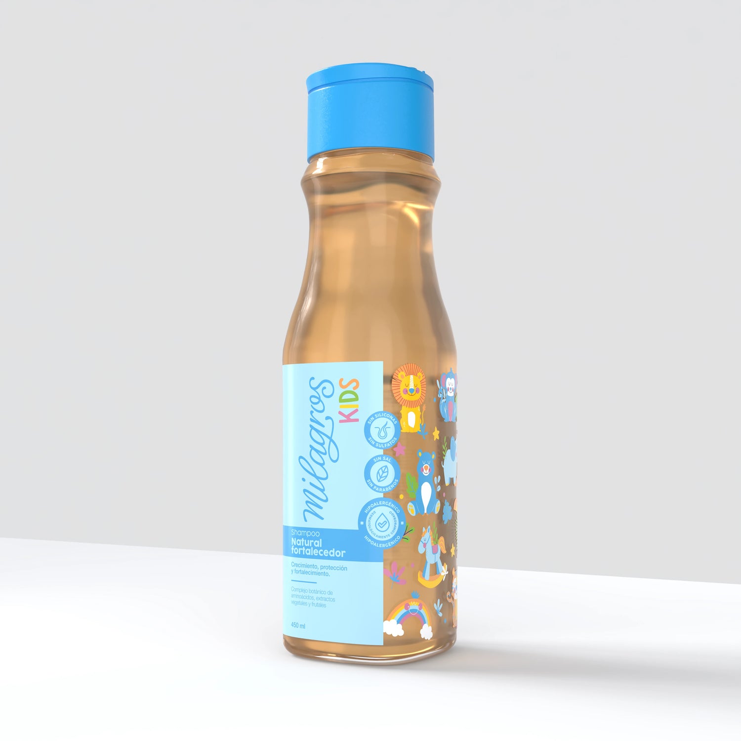 Shampoo Natural Fortalecedor Kids (sin químicos)