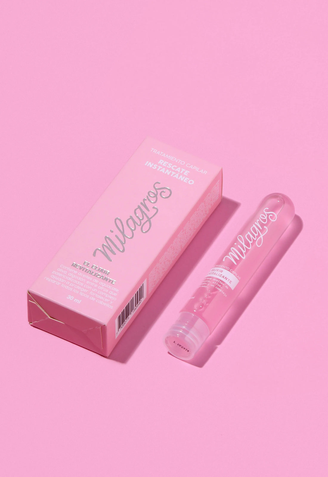 Tratamiento capilar de Milagros Rescate Instantáneo, un tratamiento para todo tipo de cabello, en especial opacos, tinturados y secos