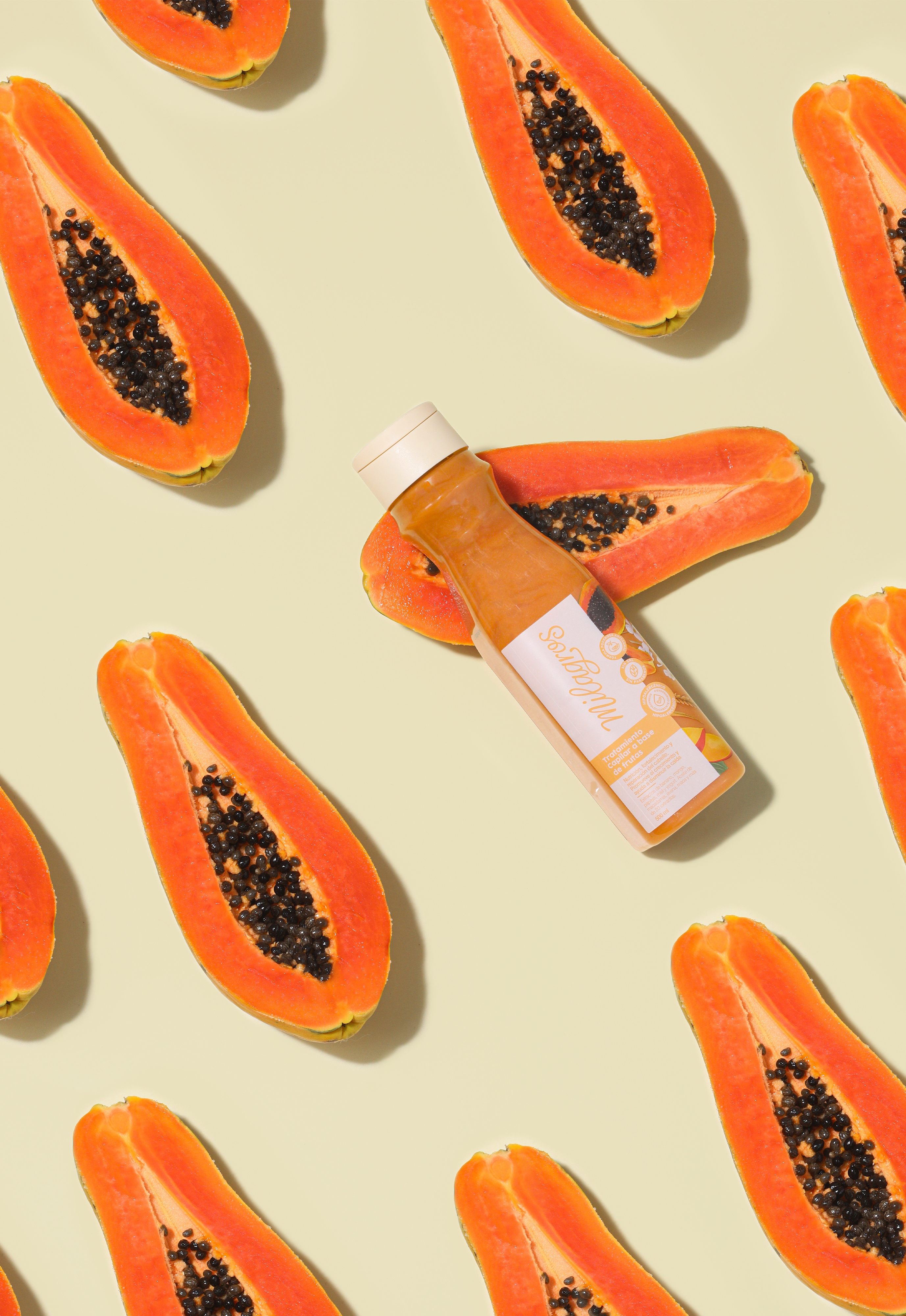 Tratamiento capilar con papaya y más de 10 exctractos naturales de Milagros