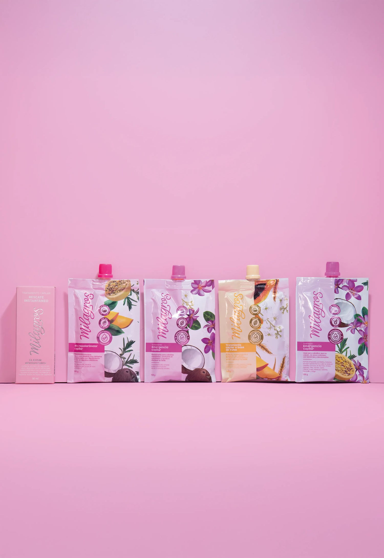 Doypacks de productos milagros para viajes