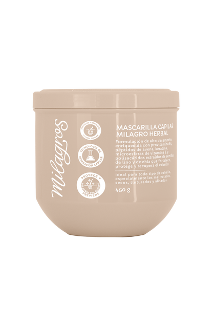 Mascarilla Capilar Milagro Herbal