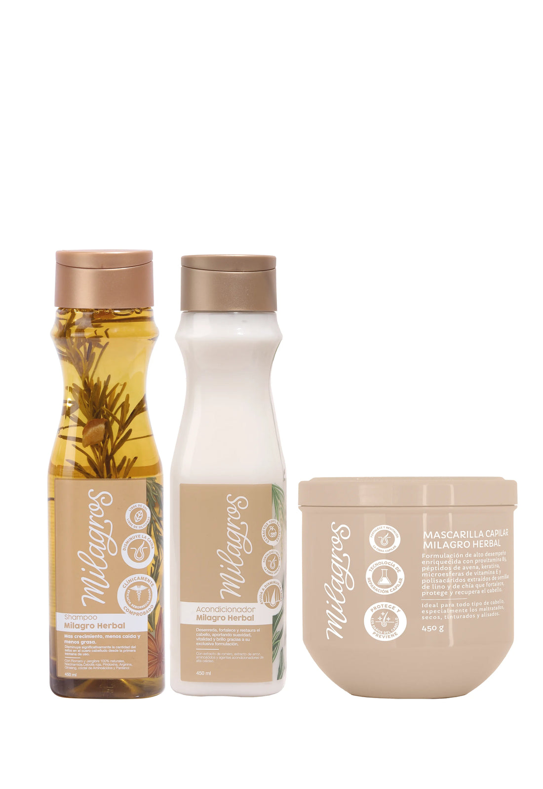 Linea herbal para la caida del cabello