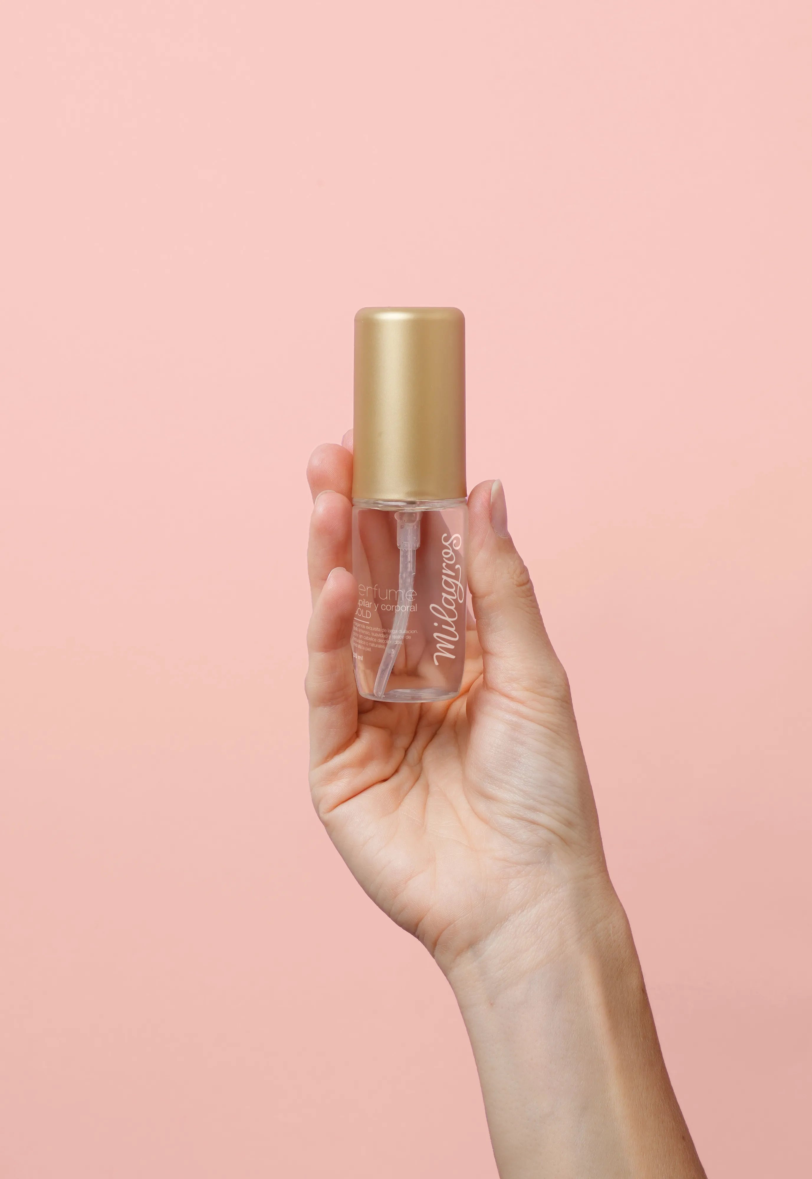 Mini Perfume Capilar y corporal gold aporta brillo
