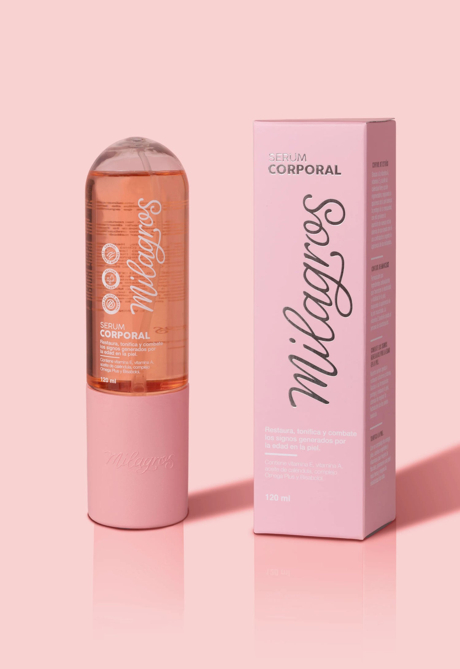 Serum corporal de Milagros ayuda a controlar las estrías y manchas