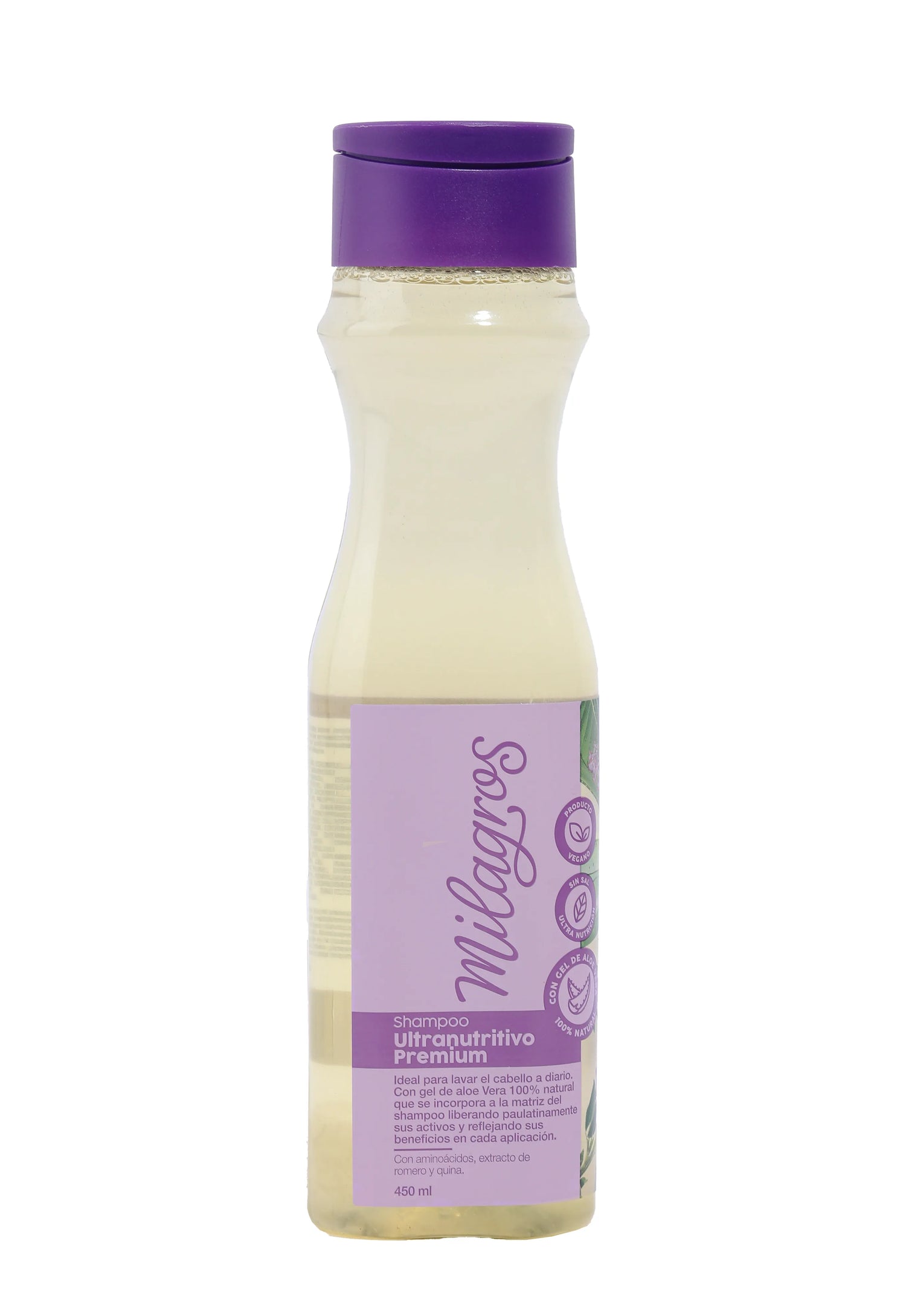 Shampoo Ultra nutrtitvo de Milagros con Aloe