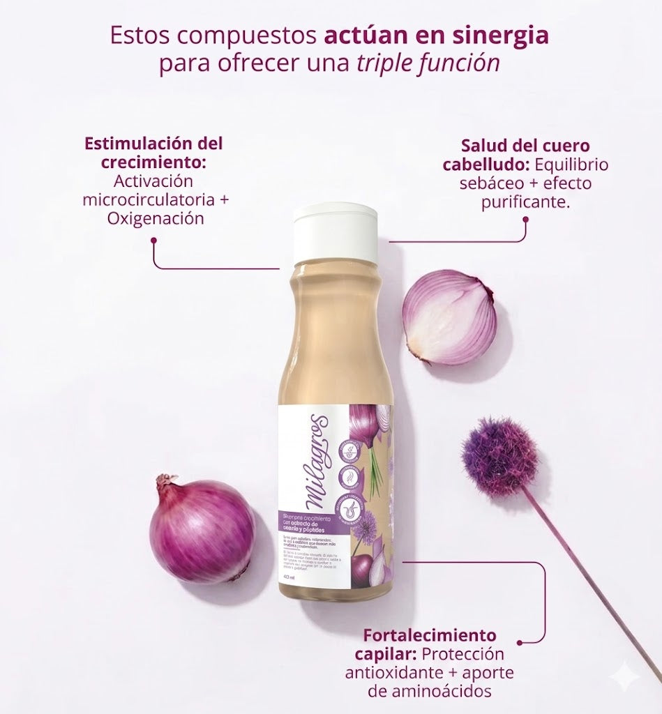 beneficios de la cebolla morada en el cabello