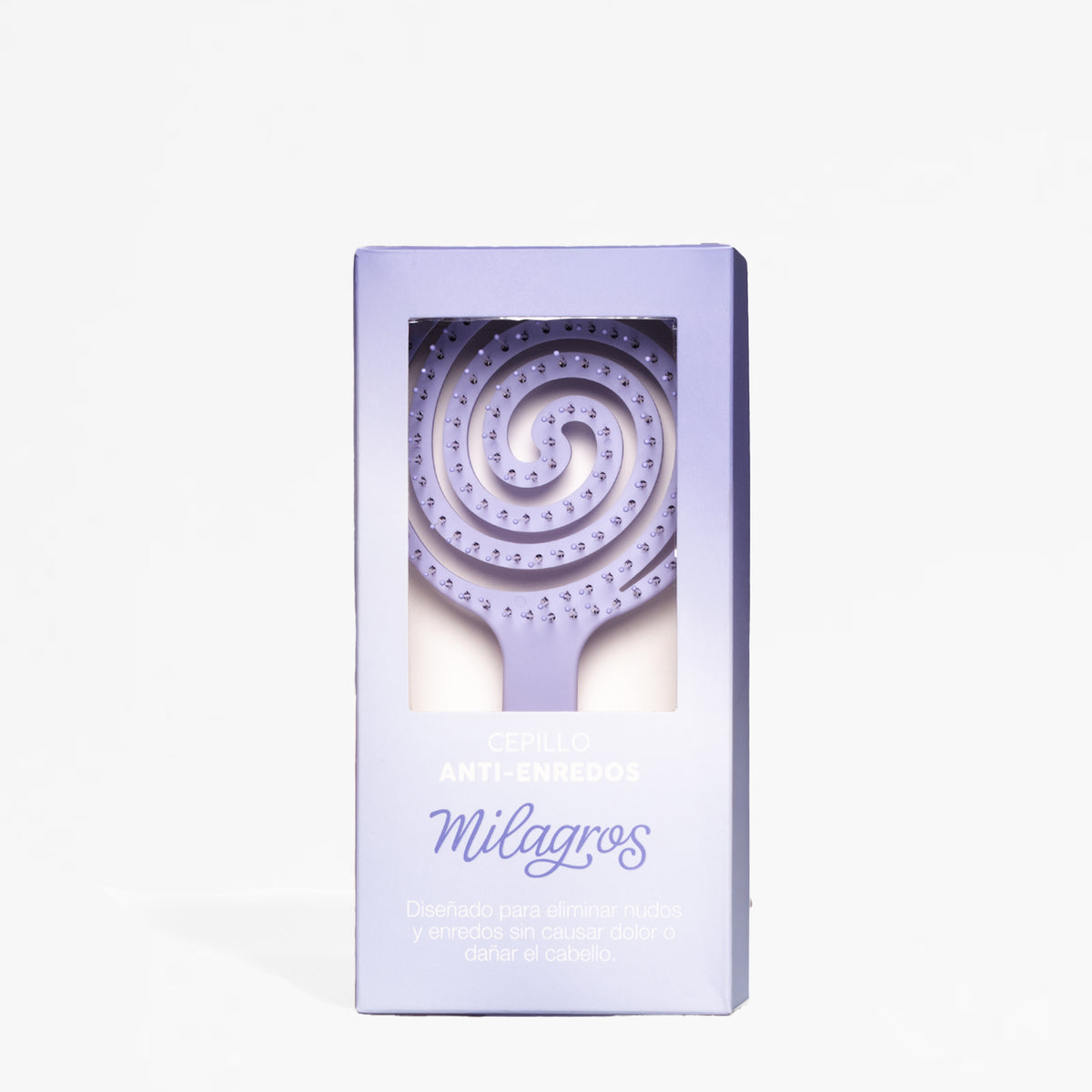 Cepillo Anti Enredo y Masajeador Capilar 2 en 1 Morado
